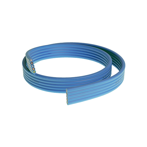 WD BUSbar Flachbandkabel 5P blau Halogenfrei