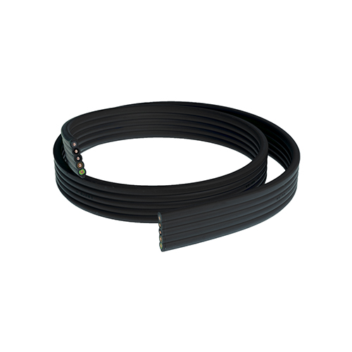WD BUSbar Flachbandkabel 5P schwarz Halogenfrei